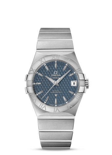 Omega Constellation Co-Axial 35 Stainless Steel / Lozenge Blue